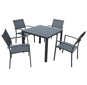 Outdoor Settings Bar Sets Mimosa, Glass Outdoor Table And Chairs Bunnings